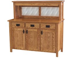 Classic Mission Buffet with Drawers