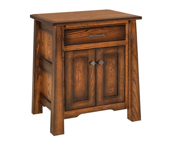 Cambridge 1 Drawer 2 Door Nightstand