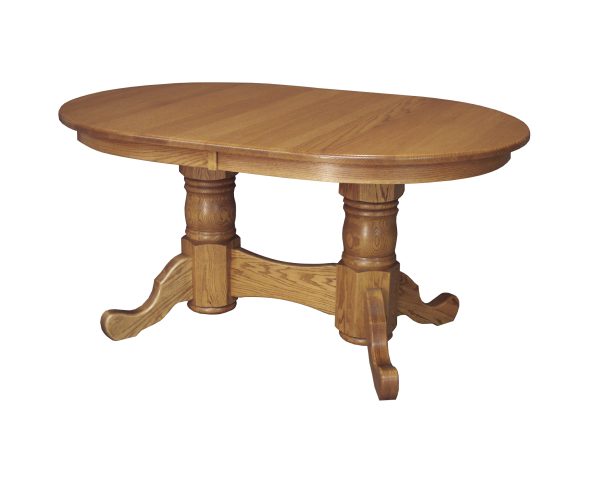 Double Pedestal Table