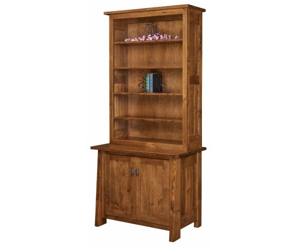 Freemont Mission Credenza 2 Doors 1 Drawer with Hutch FMB3653O