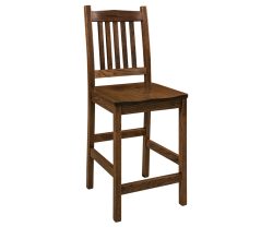 Mission Stationary Bar Stool