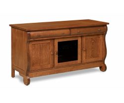 Old Classic Sleigh Media Stand