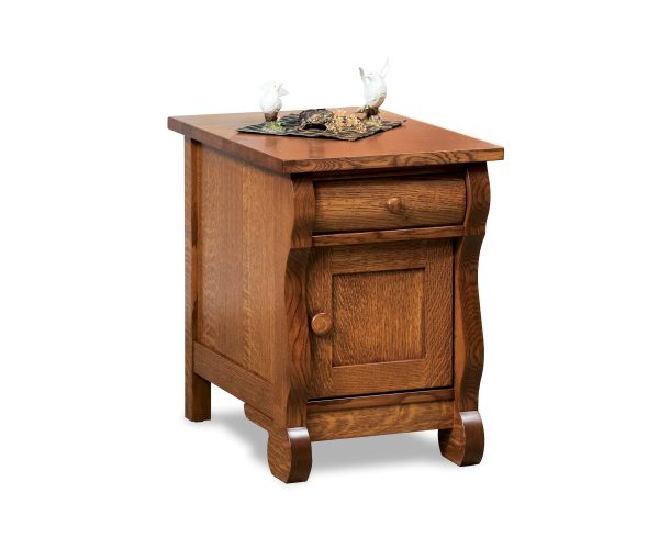 Old Classic Sleigh Enclosed End Table