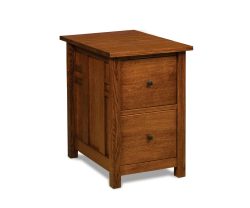 Kascade 2 Drawer File Cabinet with Unfinished Back