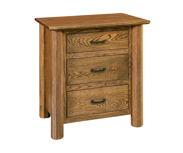 Fenwood 3 Drawer Nightstand