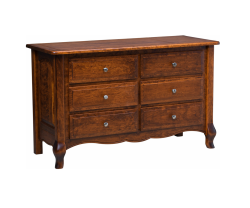 French Country 6 Drawer Dresser
