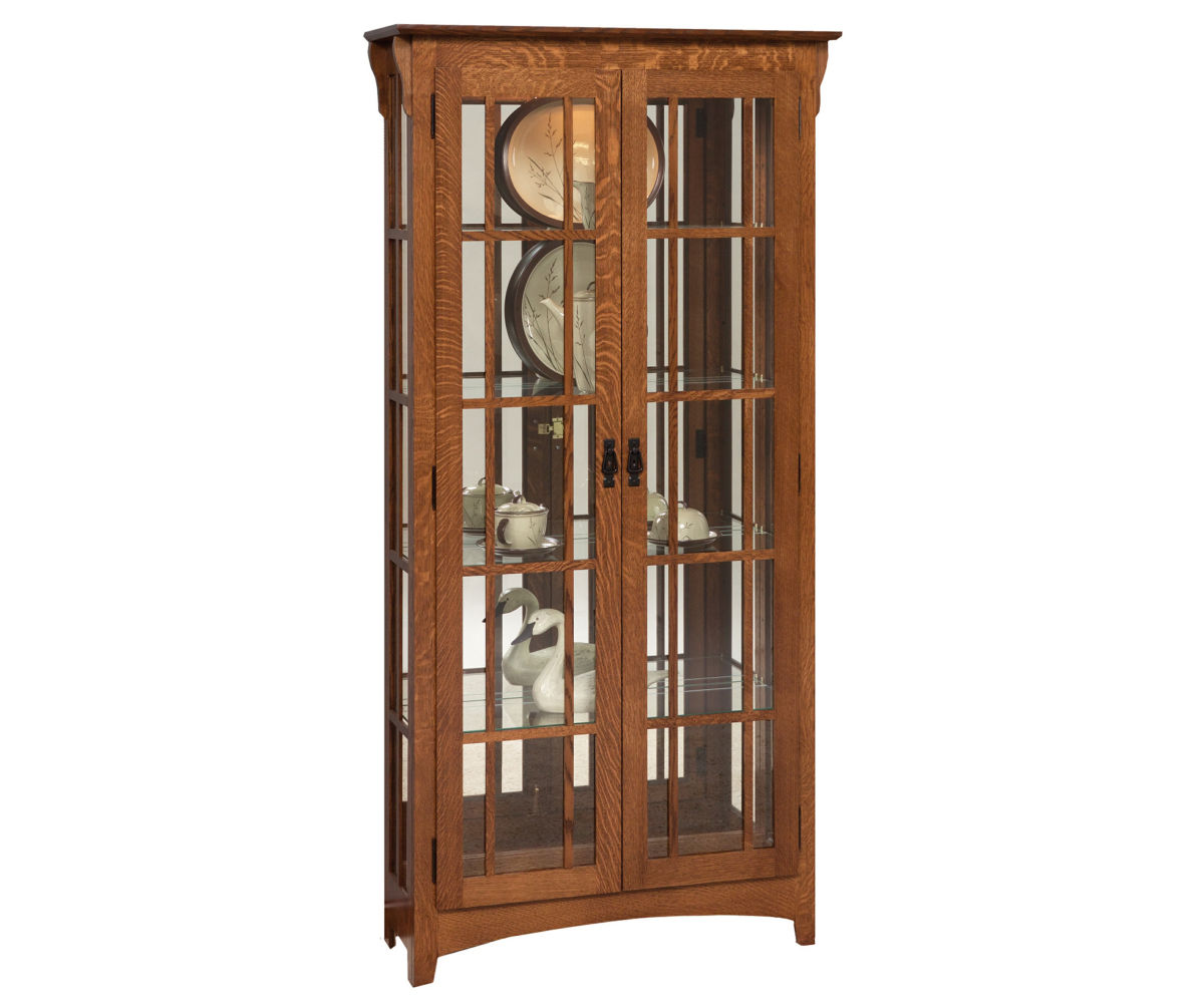 Mission Double Door with Mullions In Sides