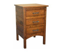 Granny Mission 3 Drawer Nightstand