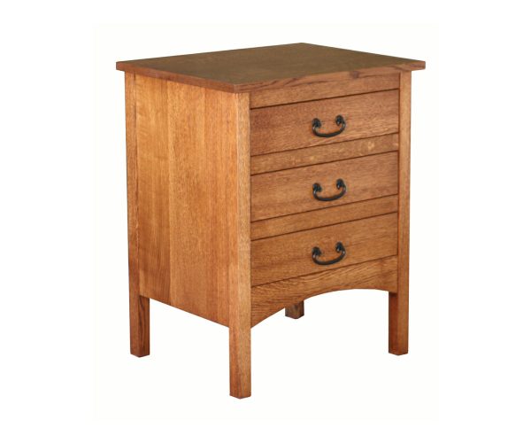 Granny Mission 3 Drawer Nightstand
