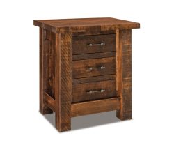 Houston 3 Drawer Nightstand