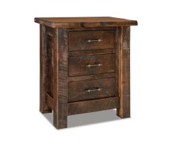 Houston 3 Drawer Nightstand