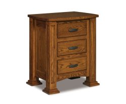 Lexington 3 Drawer Nightstand