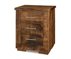 Live Wood 3 Drawer Nightstand