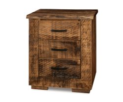 Live Wood 3 Drawer Nightstand