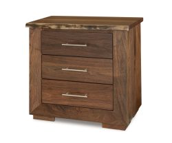 Live Wood 3 Drawer Nightstand