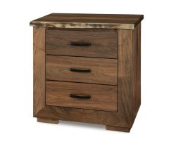 Live Wood 3 Drawer Nightstand