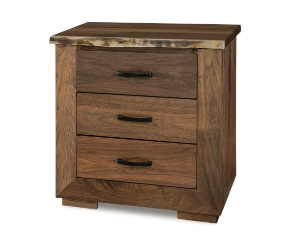 Live Wood 3 Drawer Nightstand