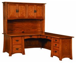 Modesto Corner and Return Desks with Hutch 72"