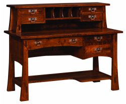 Modesto Open Desk and Hutches