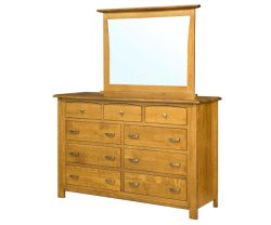 Mondovi 9 Drawer Dresser W/ Mirror