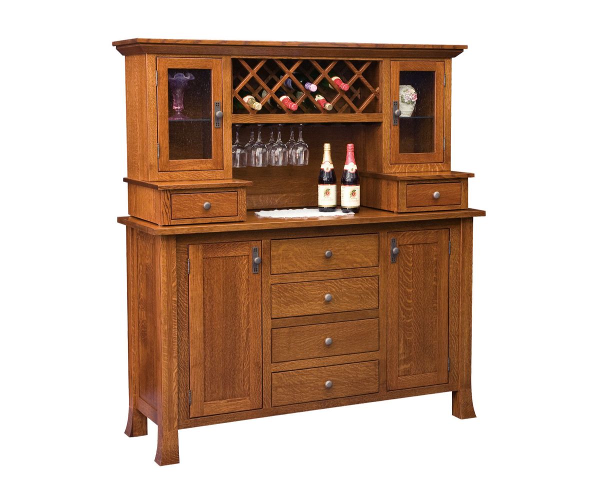 Old Century Wine Buffet with Hutch