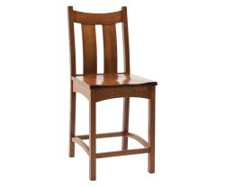 Country Shaker High Base Stationary Bar Chair