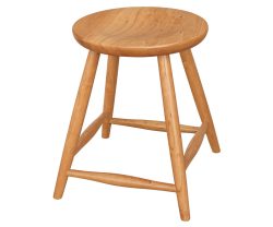 Haskin 18" Stationary Bar Chair