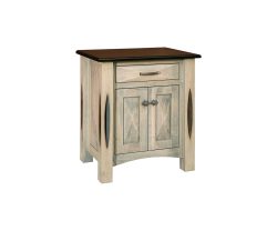 Ravena 2 Door 1 Drawer Nightstand