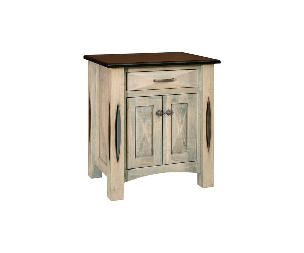 Ravena 2 Door 1 Drawer Nightstand