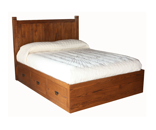 Storage Bed Rail No Footboard