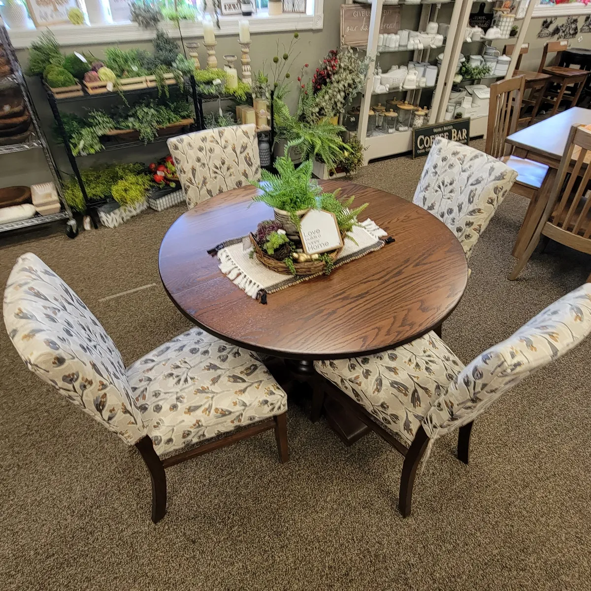 Featured image for “Alex Single Pedestal Table (42″ round)”