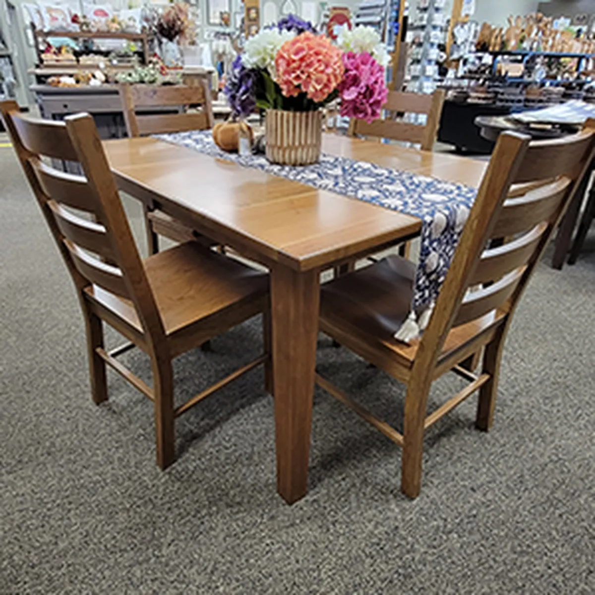Featured image for “Shaker Mission 42X54 Solid Top Legged Table”